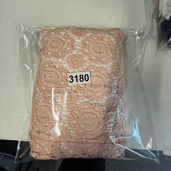 Premier Amour Womens Pink Crochet Lace Sheath Dress Size 16 NWT Barbie core - Picture 11 of 11